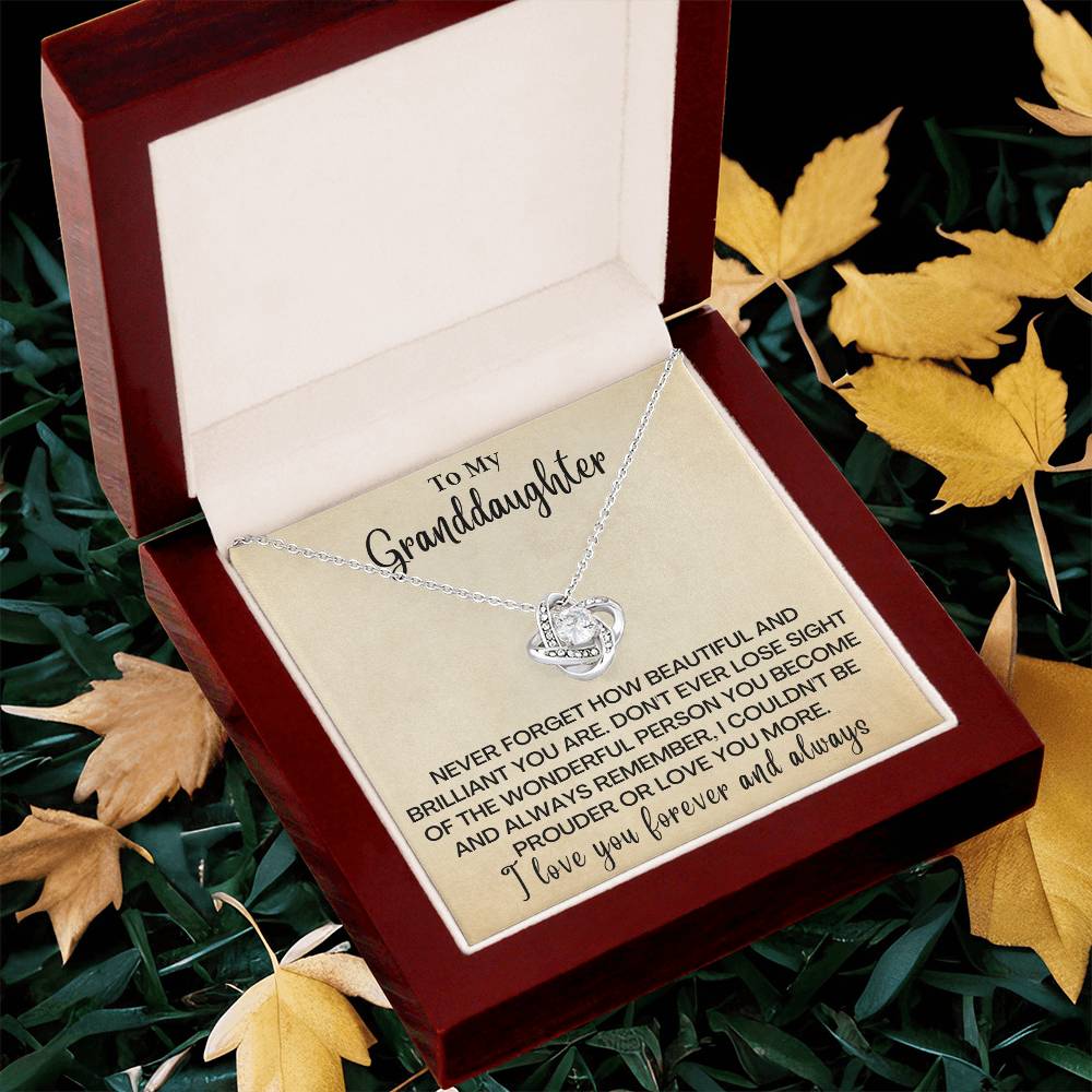 Just To Say I Love You Gd Love Knot Necklace