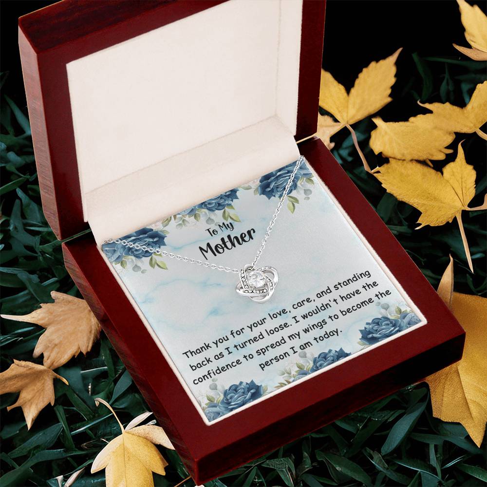 Mother's Day Happy Birthday Or Just To Say Thank You Mom -18 Love Knot Necklace