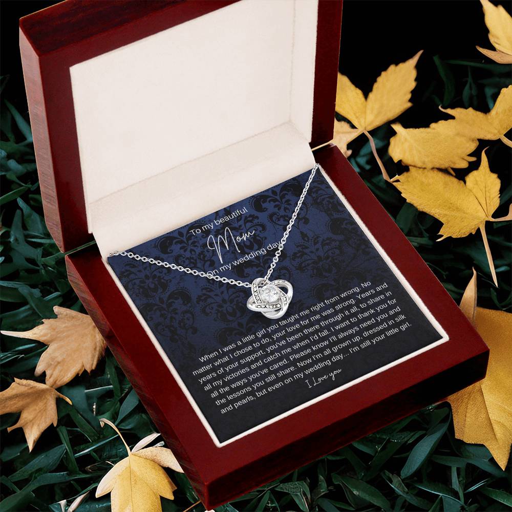 Mom Brid Love Knot Necklace