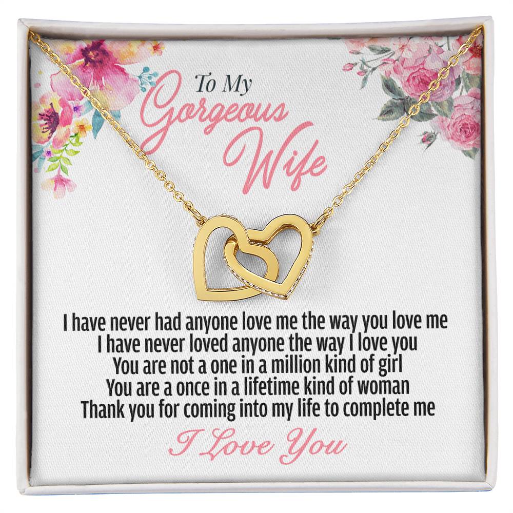 Once In A Lifetime Interlocking Hearts Necklace