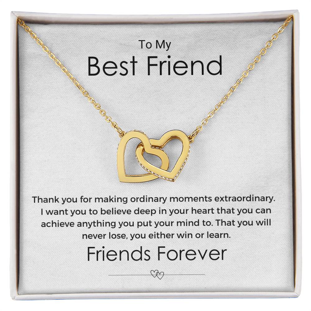 Making Ordinary Moments Extraordinary Necklace Interlocking Hearts Necklace