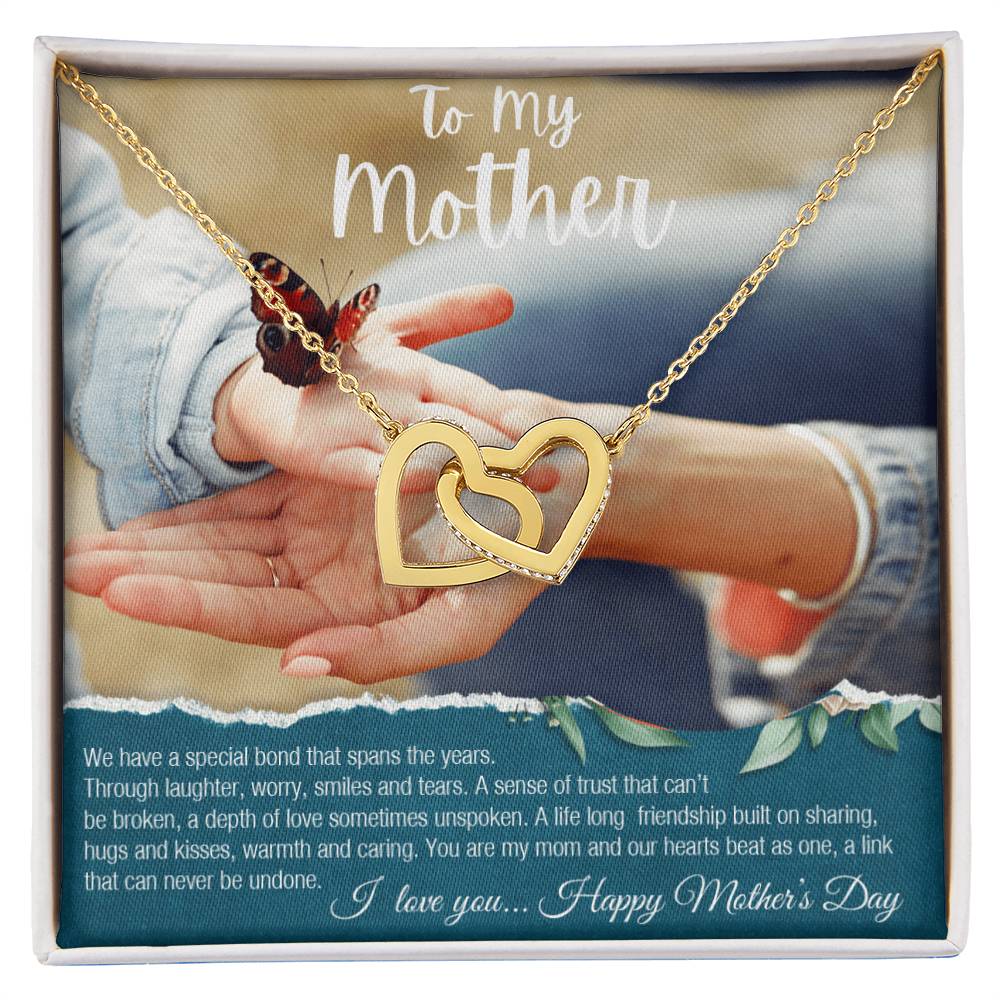 To My Mother Interlocking Hearts Interlocking Hearts Necklace