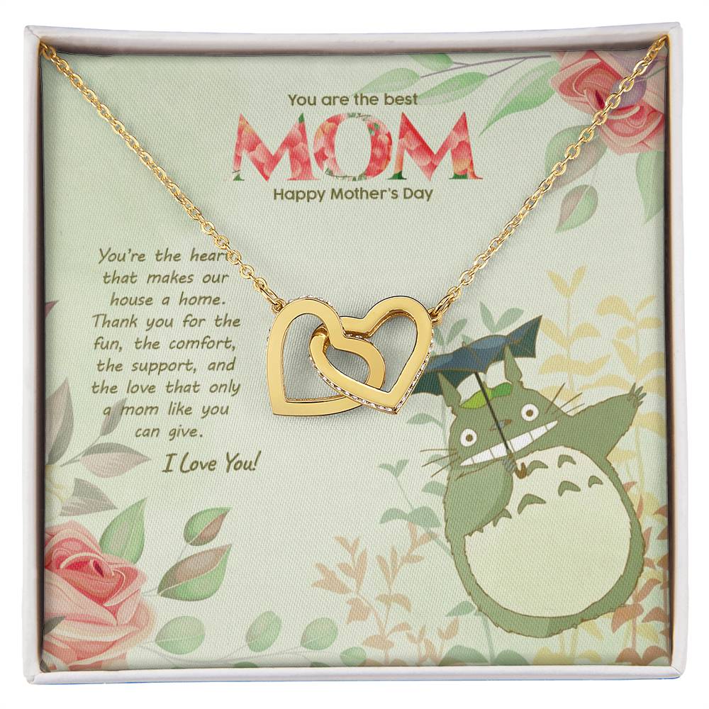 Special Edition You Are The Best Mom! Interlocked Hearts Tm2V4 Interlocking Hearts Necklace