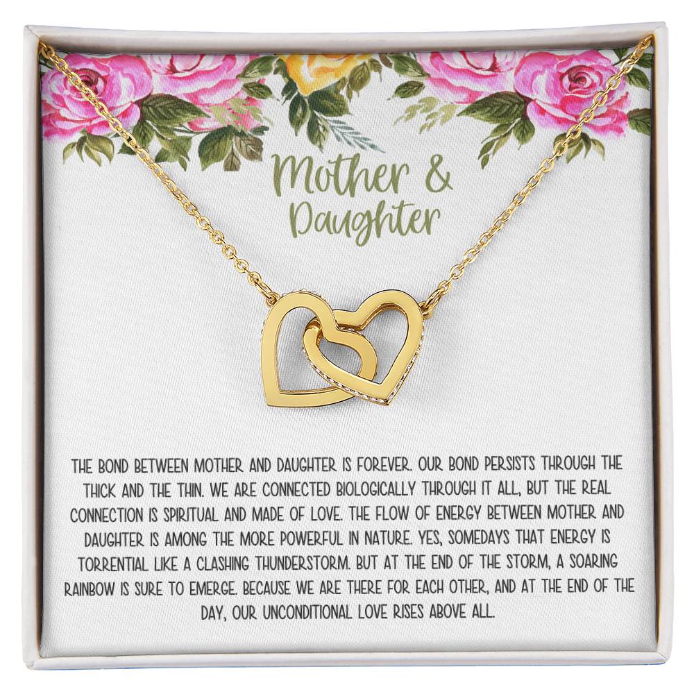 Mother Daughter Gift Necklace Mother'S Day Gift Gifts For Mom Mom Necklace Interlocking Hearts Necklace