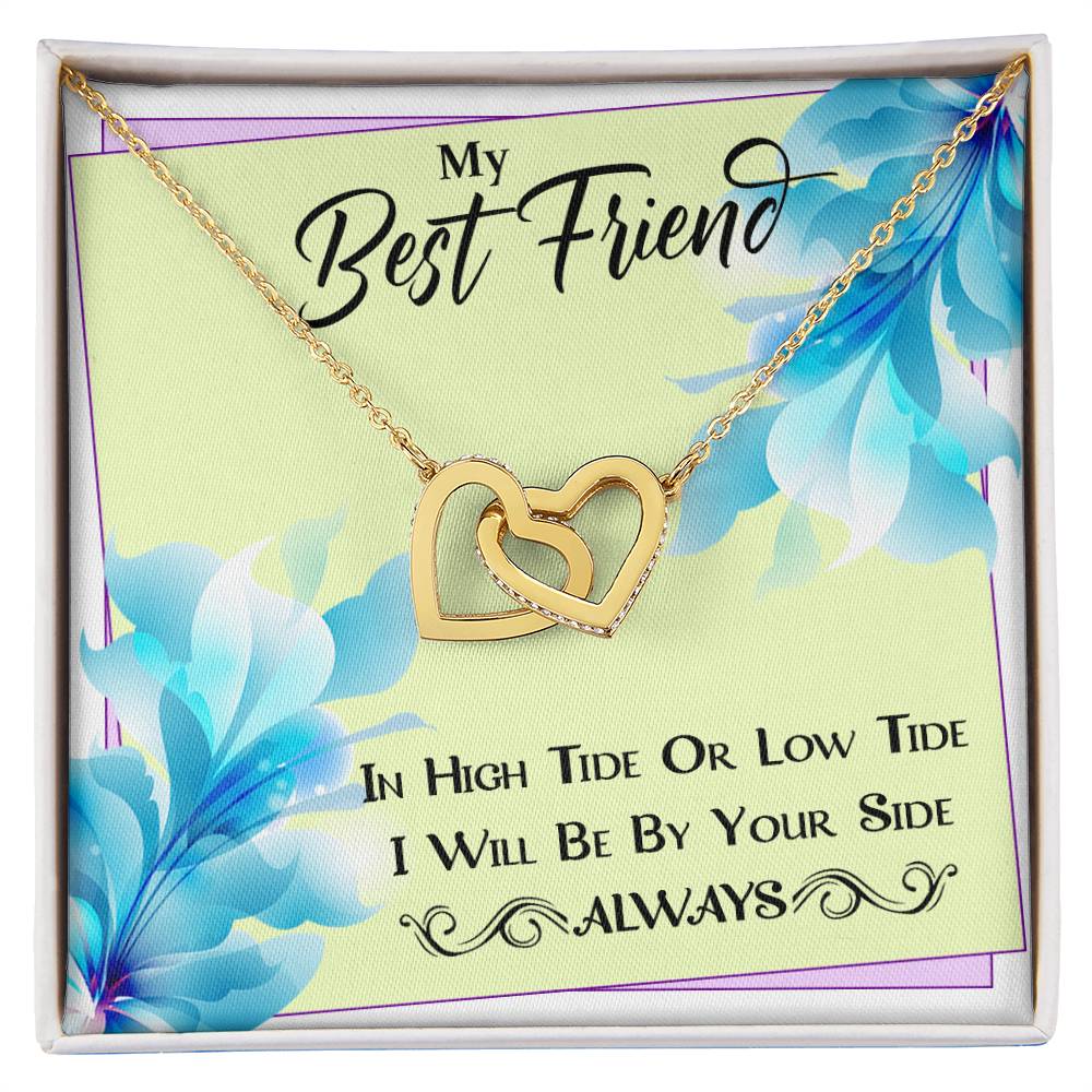 A Gift For Best Friend Interlocking Hearts Necklace