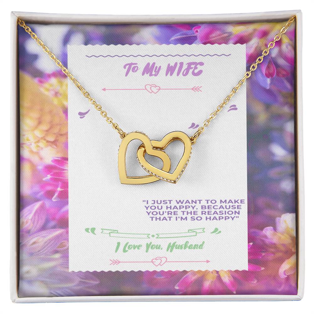 The Best Birthday Gifts For Your Wife Interlocking Hearts Necklace