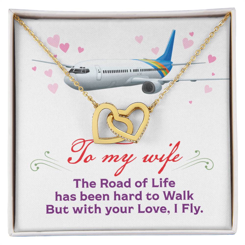 Pilot'S Wife - Interlocking Heart Necklace Interlocking Hearts Necklace
