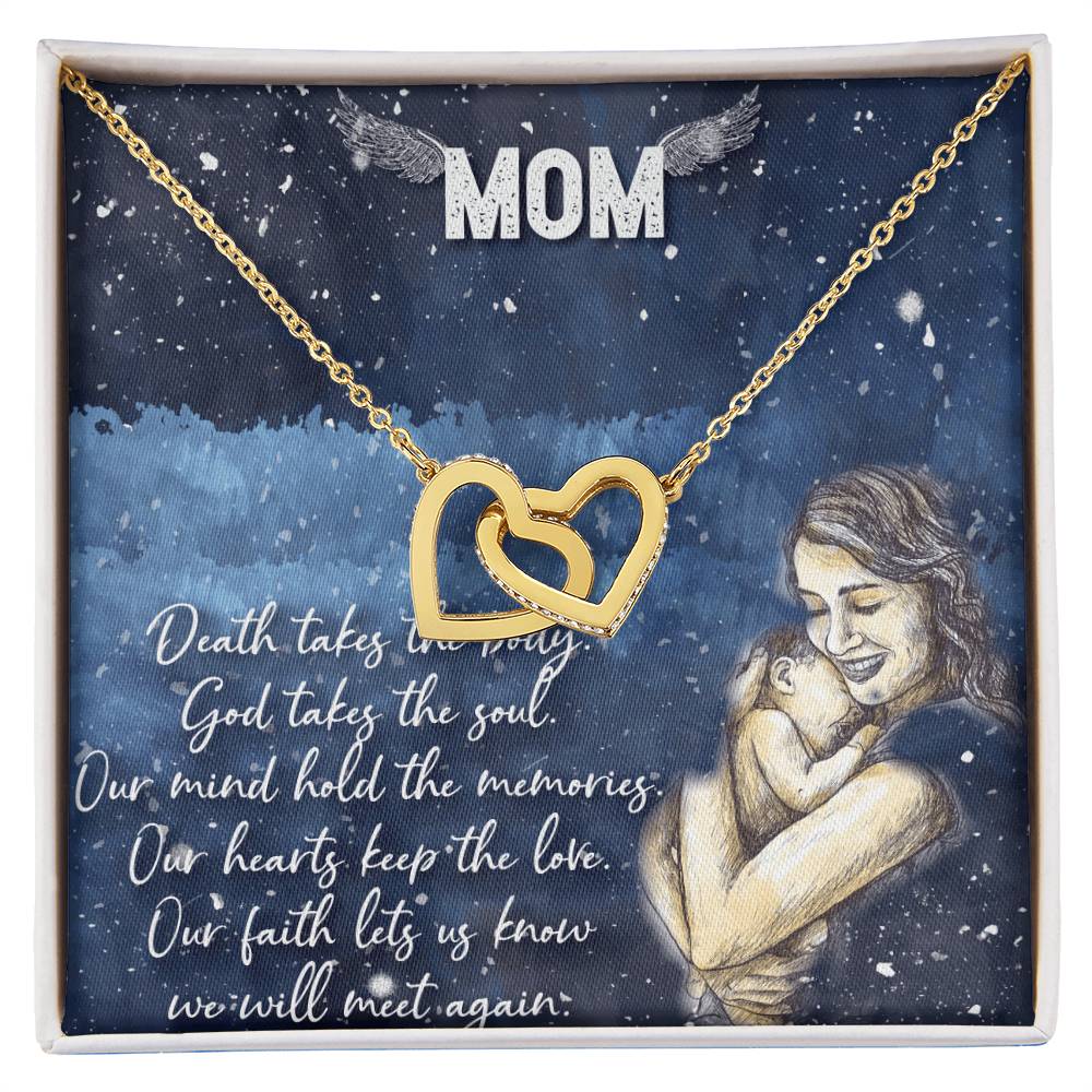Mothers Day Gift From Daughter Son - Mother Necklace Gifts For Mom Mom Necklace Interlocking Hearts Interlocking Hearts Necklace