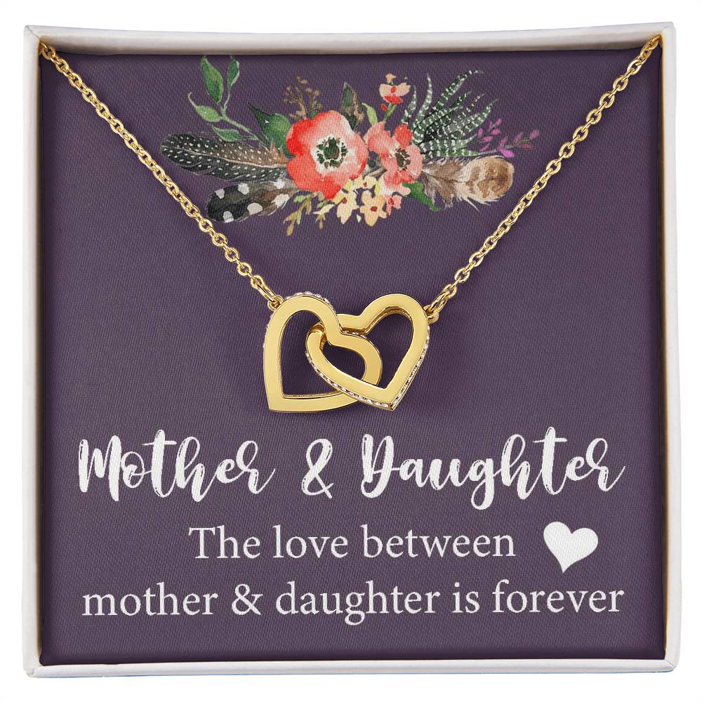 Mother Daughter Gift Necklace Mother'S Day Gift Mother'S Day Necklace Gifts For Mom Interlocking Hearts Necklace