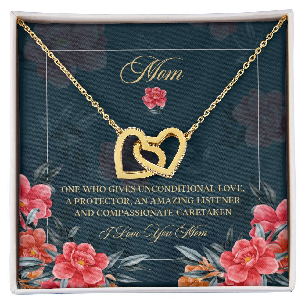 Mother'S Day Gift - Unconditional Love - The Interlocking Heart Necklace Interlocking Hearts Necklace