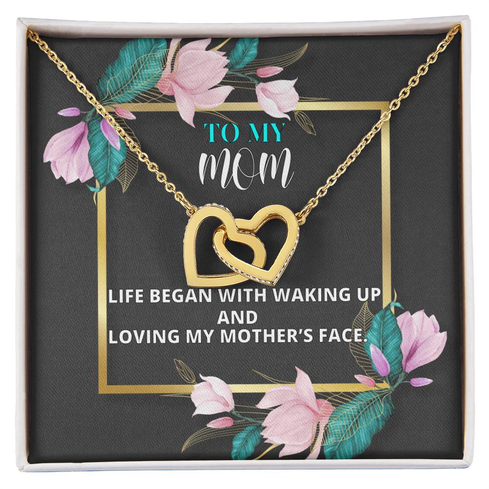 Mothers Day Gift From Daughter Son - Mother Necklace Gifts For Mom Mom Necklace Interlocking Hearts Interlocking Hearts Necklace