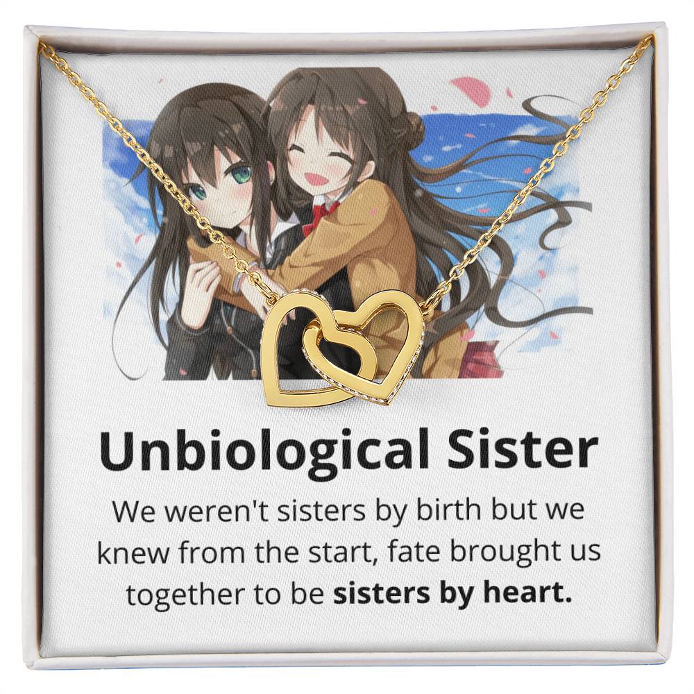 Sisters By Heart - Necklace Interlocking Hearts Necklace