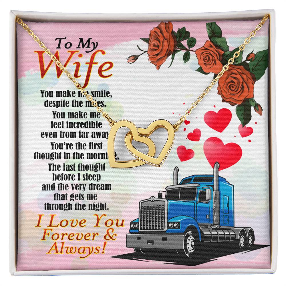 Trucker'S Wife - Interlocking Heart Necklace Interlocking Hearts Necklace