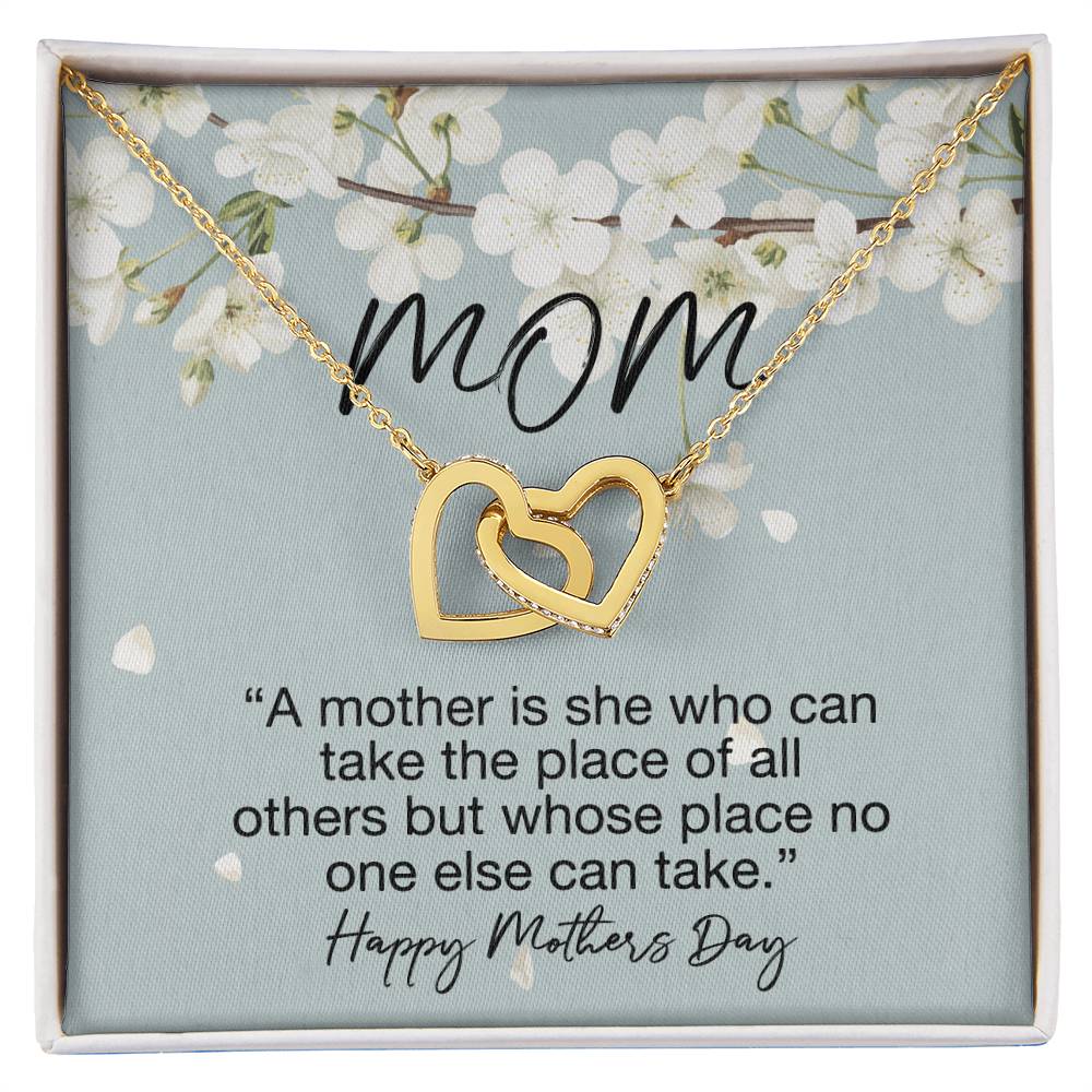 Gift For Mom From Daughter On Mother'S Day Gift For Mom On Mothers Day 2021 Gift Guide For Mom Gift Ideas For Mom Interlocking Hearts Necklace