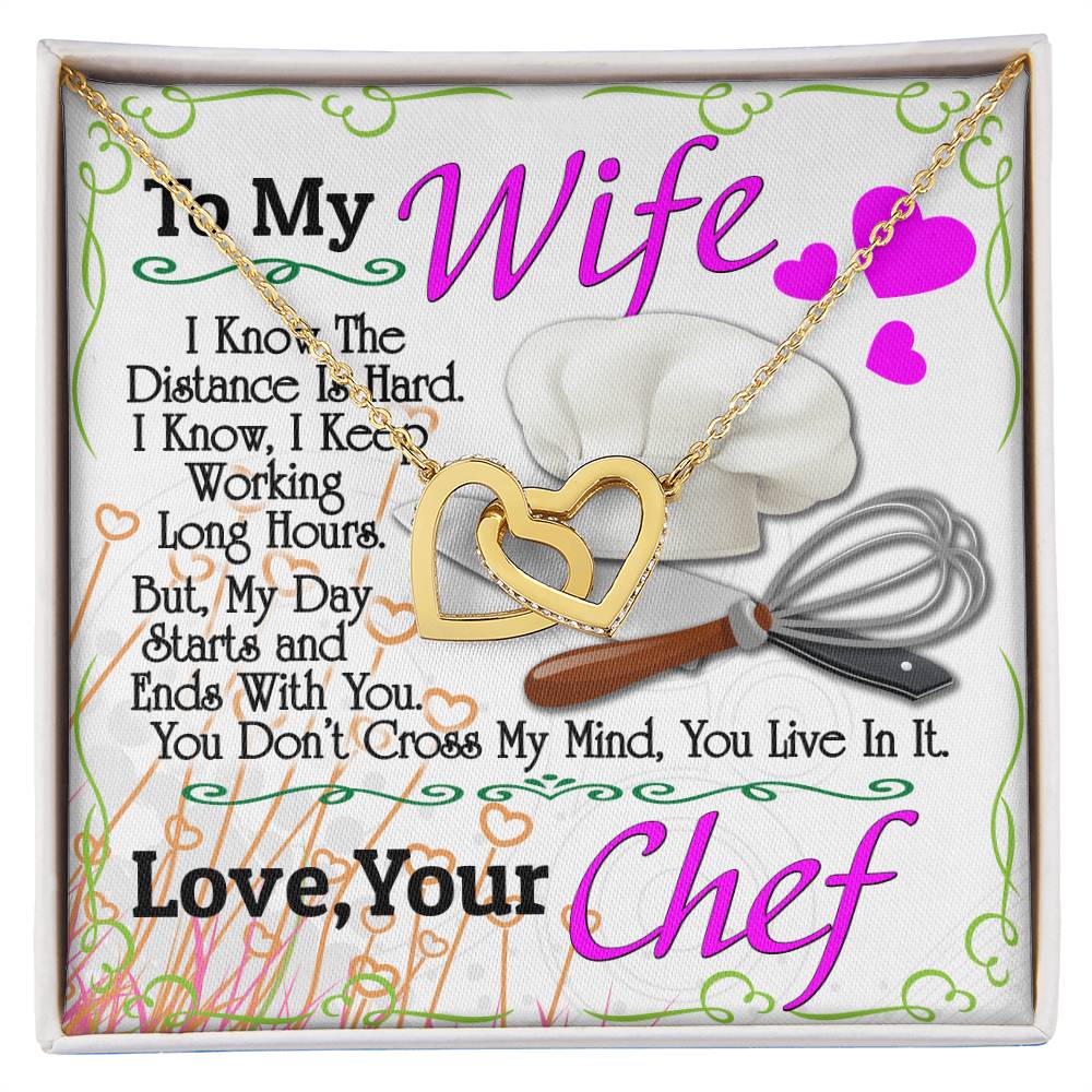 Chef'S Wife - Interlocking Heart Necklace Interlocking Hearts Necklace