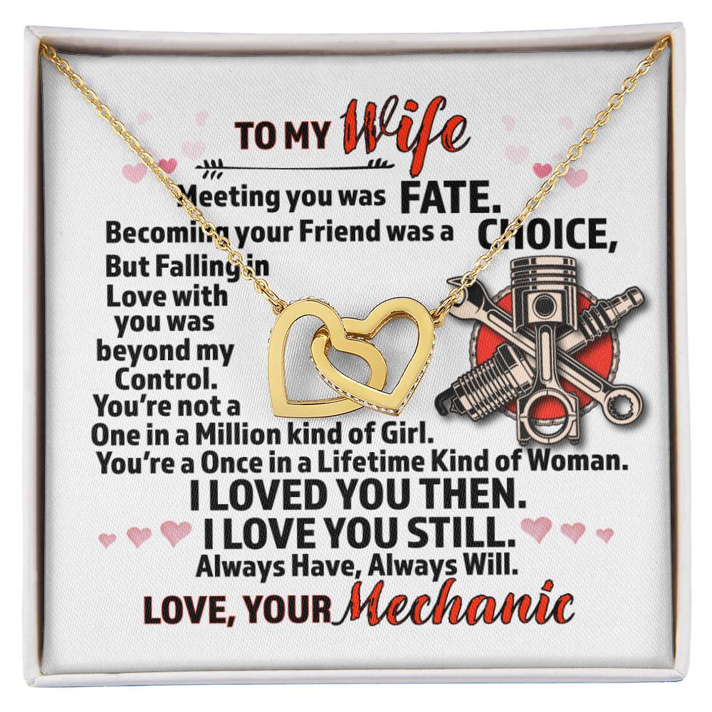 Mechanic'S Wife - Interlocking Heart Necklace Interlocking Hearts Necklace