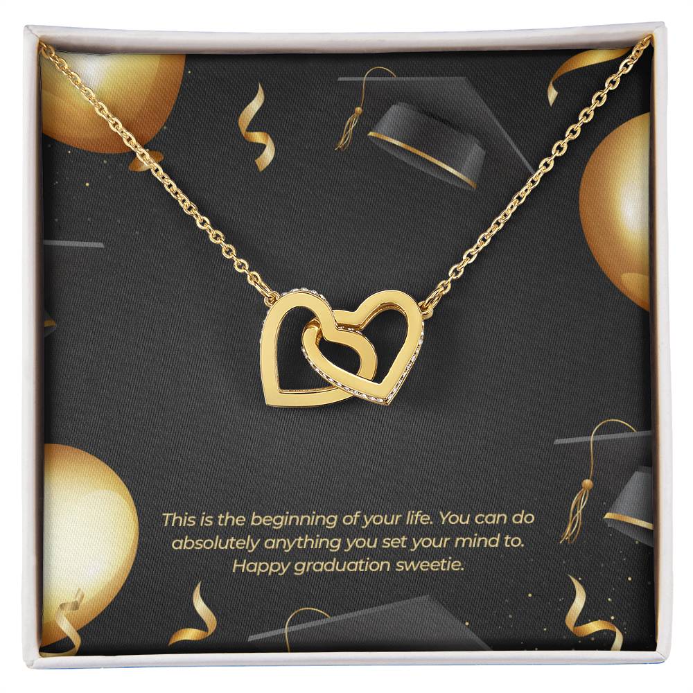 The Beginning Of Your Journey - Interlocking Hearts Necklace