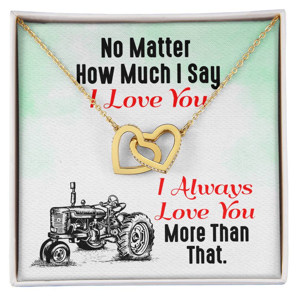 Farmer'S Girlfriend- Interlocking Heart Necklace Interlocking Hearts Necklace