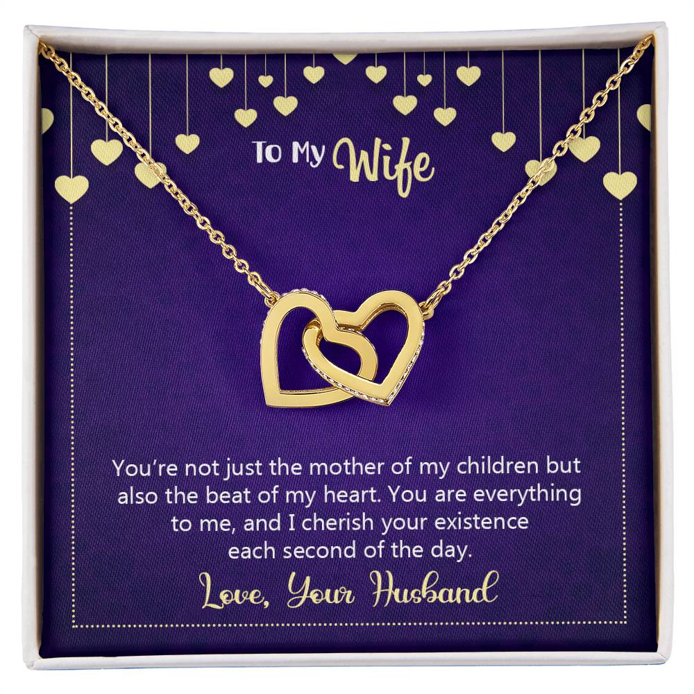 Interlocking Hearts Necklace Happy Anniversary You'Re Not Just The Mother Of My Children