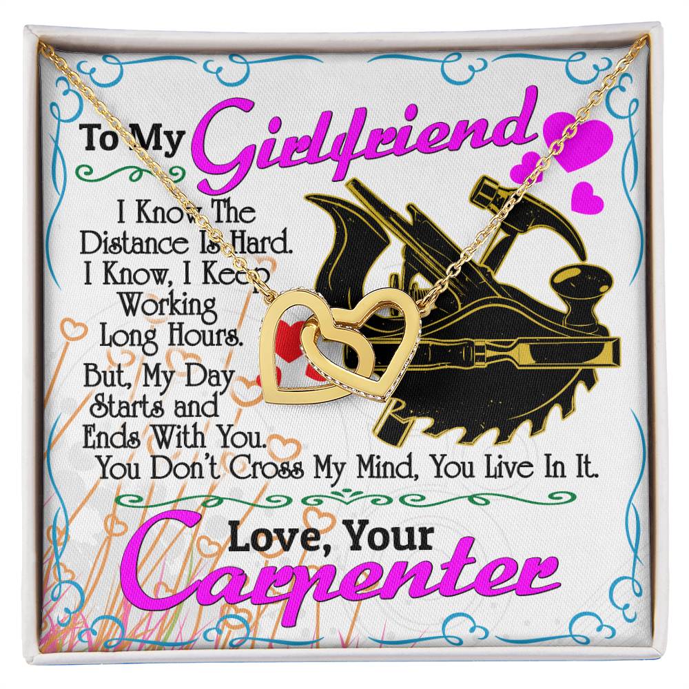 Carpenter'S Girlfriend - Interlocking Heart Necklace Interlocking Hearts Necklace