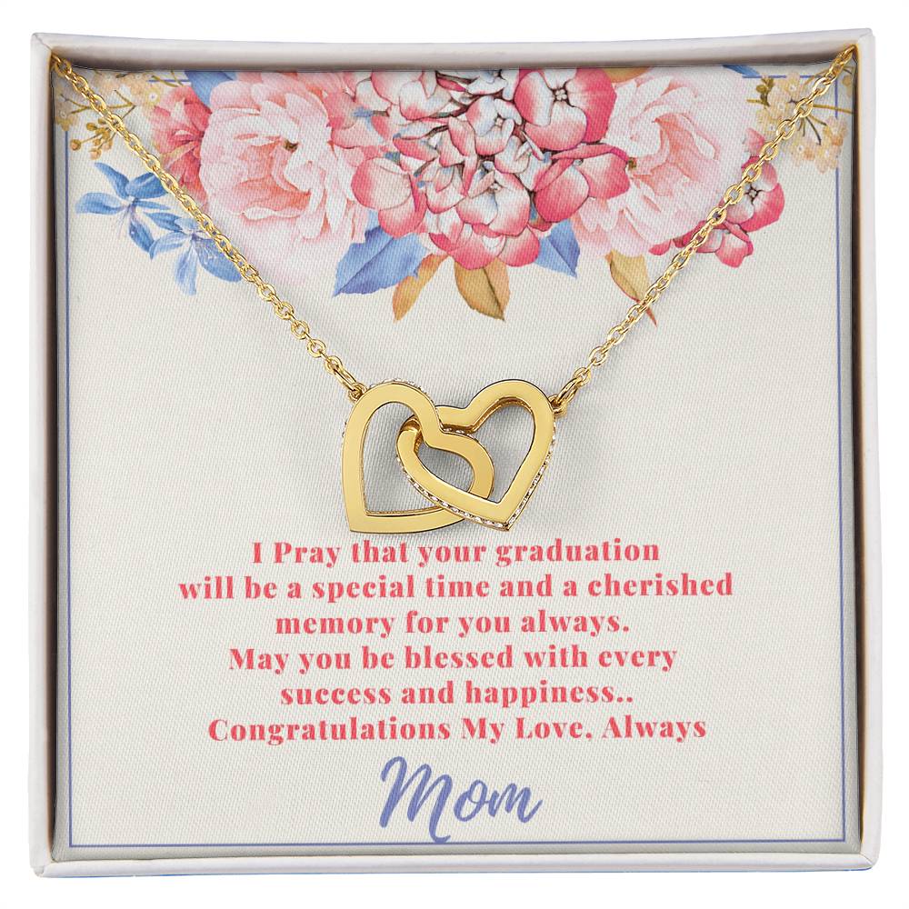 Graduation Gifts For Daughter From Mom Interlocking Hearts Necklace