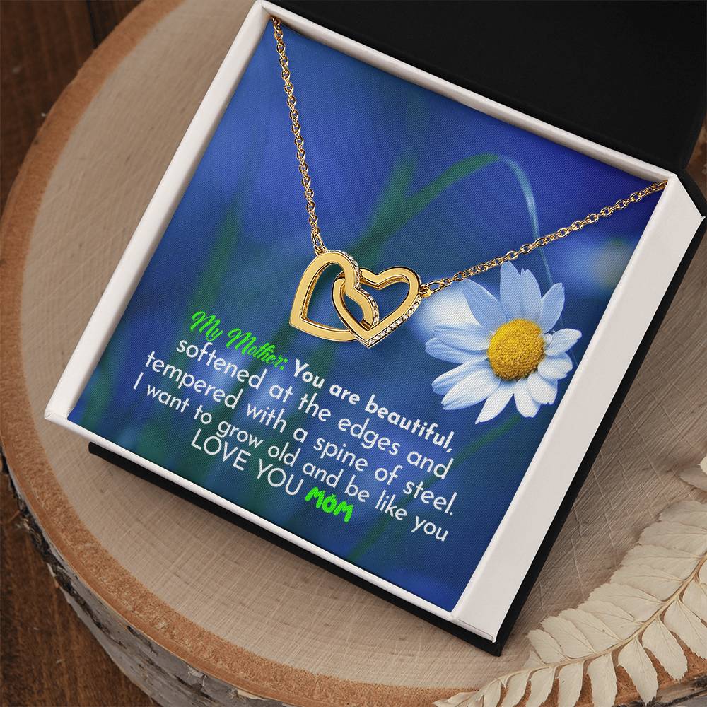 Mothers Day Gift From Daughter Son - Mother Necklace Gifts For Mom Mom Necklace Interlocking Hearts Interlocking Hearts Necklace
