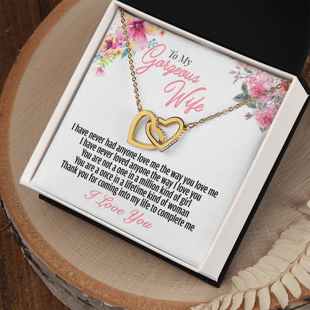 Once In A Lifetime Interlocking Hearts Necklace