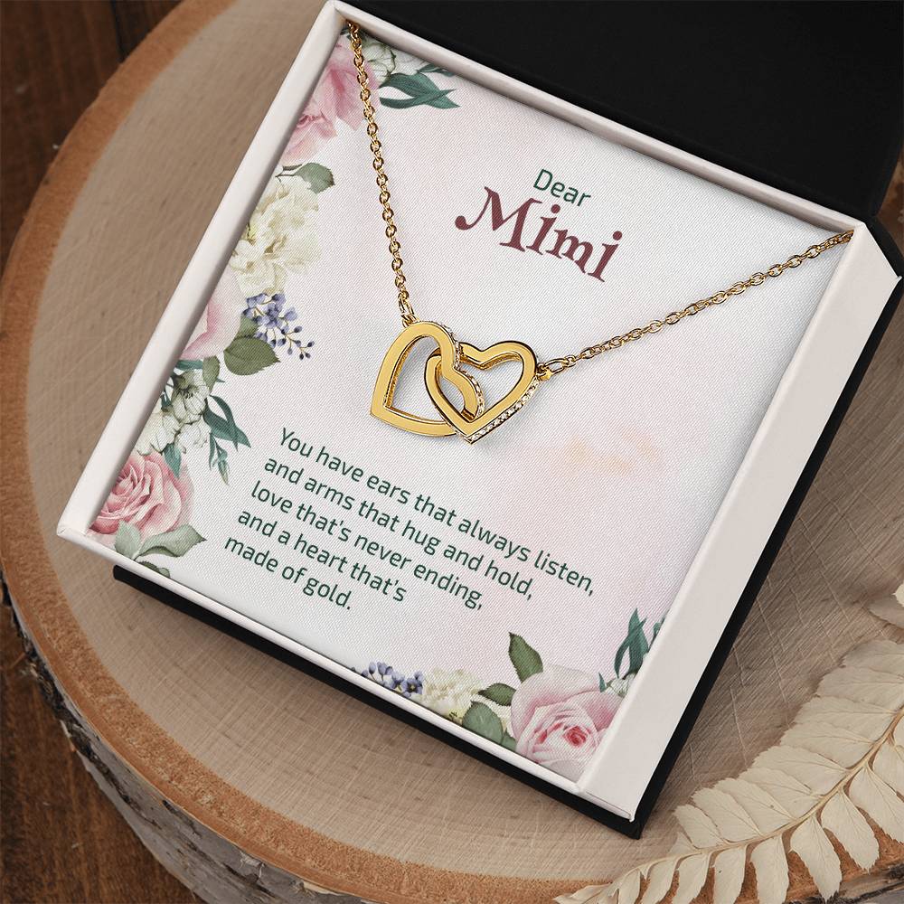 Interlocking Hearts Necklace For Mimi