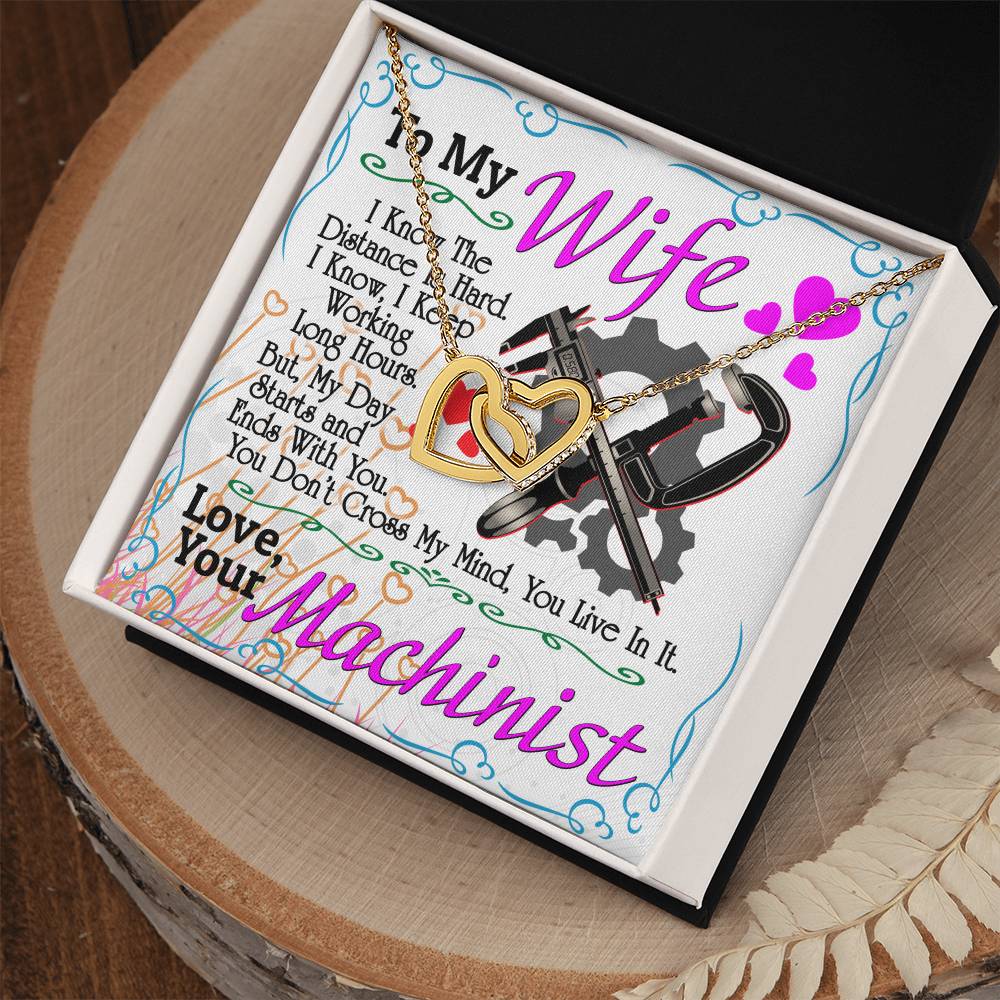 Machinist'S Wife - Interlocking Heart Necklace Interlocking Hearts Necklace