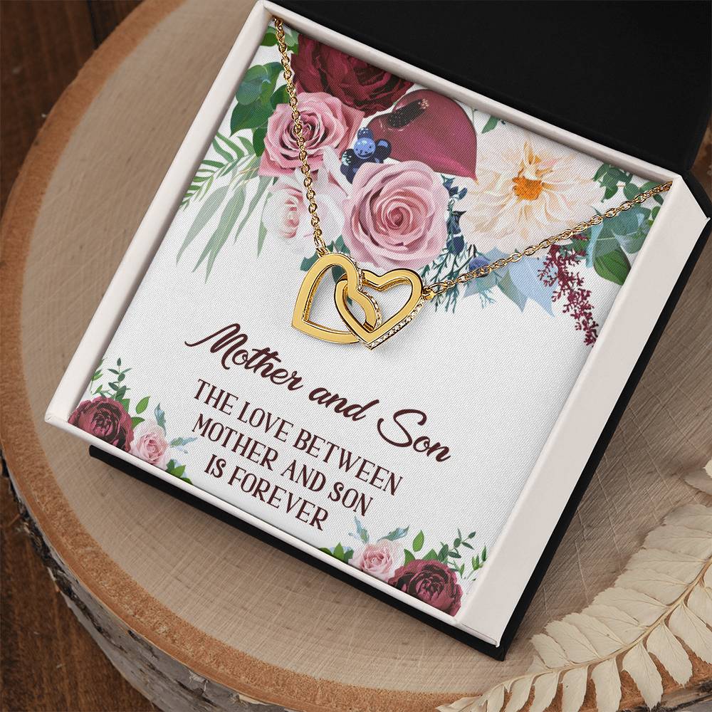 Mother Son Necklace Mother And Son Necklace Mom Jewelry From Son Interlocking Hearts Necklace Gift For Mom From Son Mother And Son Gifts