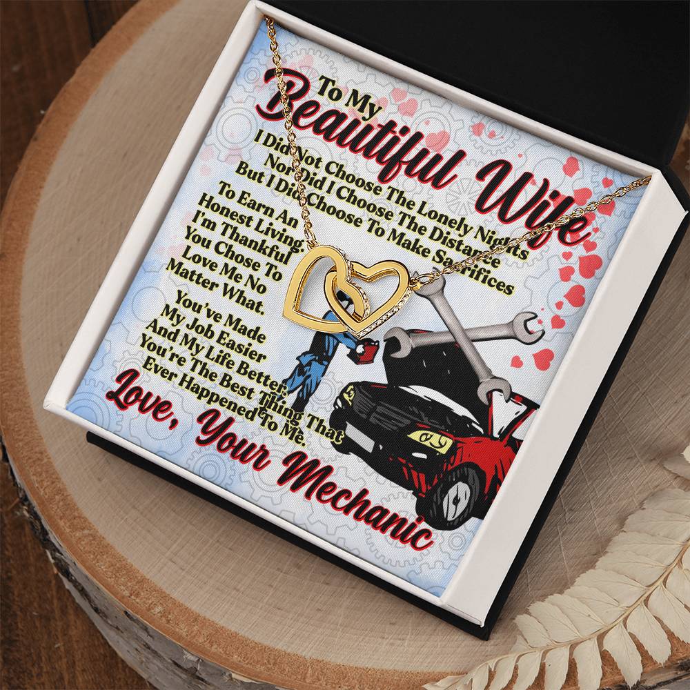 Mechanic'S Wife - Interlocking Heart Necklace Interlocking Hearts Necklace