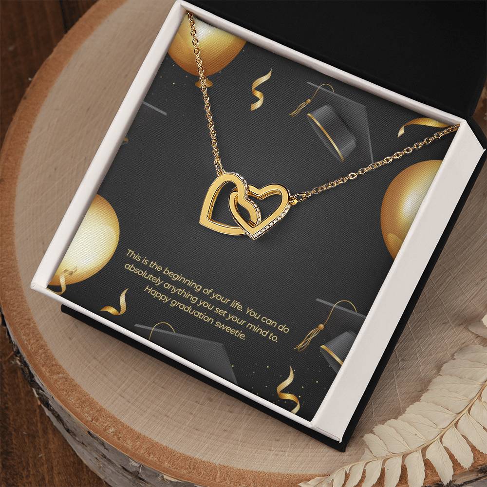 The Beginning Of Your Journey - Interlocking Hearts Necklace