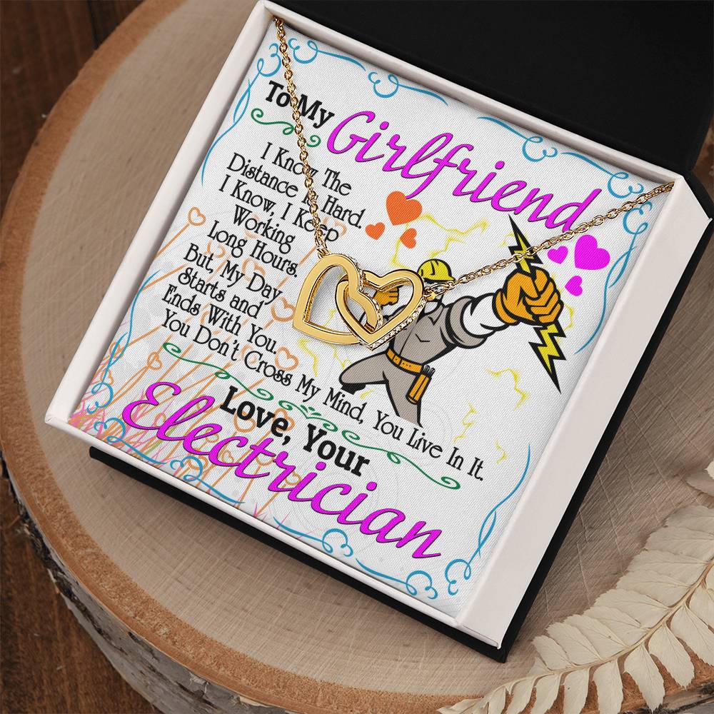 Electrician'S Girlfriend - Interlocking Heart Necklace Interlocking Hearts Necklace