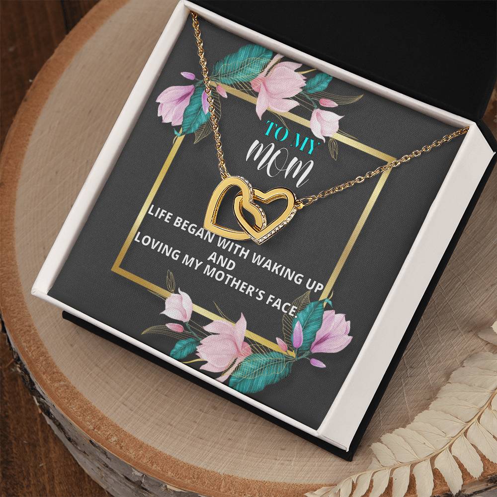 Mothers Day Gift From Daughter Son - Mother Necklace Gifts For Mom Mom Necklace Interlocking Hearts Interlocking Hearts Necklace