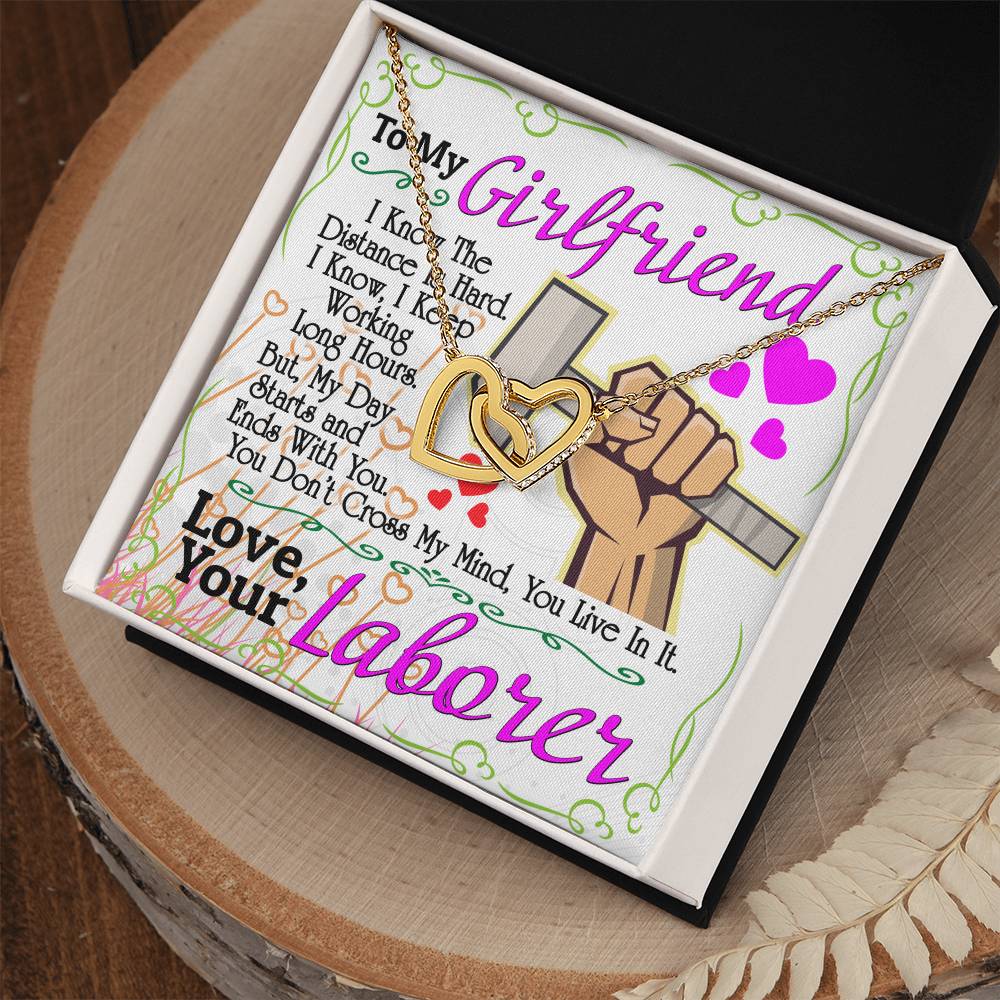 Laborer'S Girlfriend - Interlocking Heart Necklace Interlocking Hearts Necklace