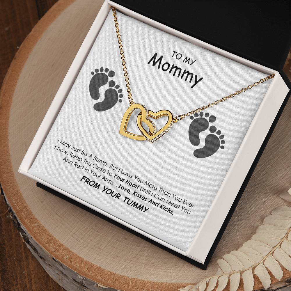 To My Mom-Personalized Gift For Mom Mothers Day Gift Necklace For Mom Mother'S Day Gift Gifts For Mom Mom Necklace To My Mom Best Mom Interlocking Hearts Necklace