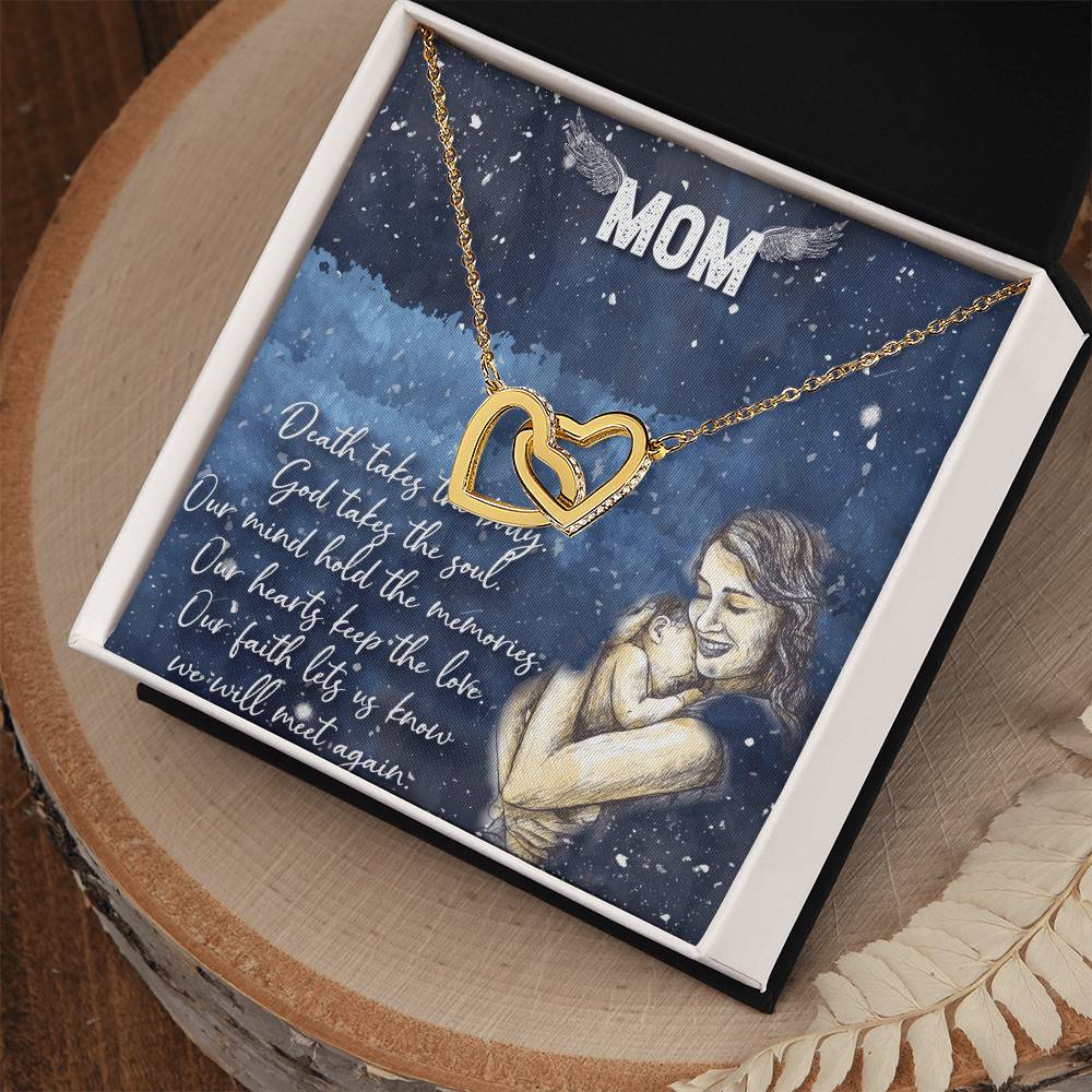 Mothers Day Gift From Daughter Son - Mother Necklace Gifts For Mom Mom Necklace Interlocking Hearts Interlocking Hearts Necklace