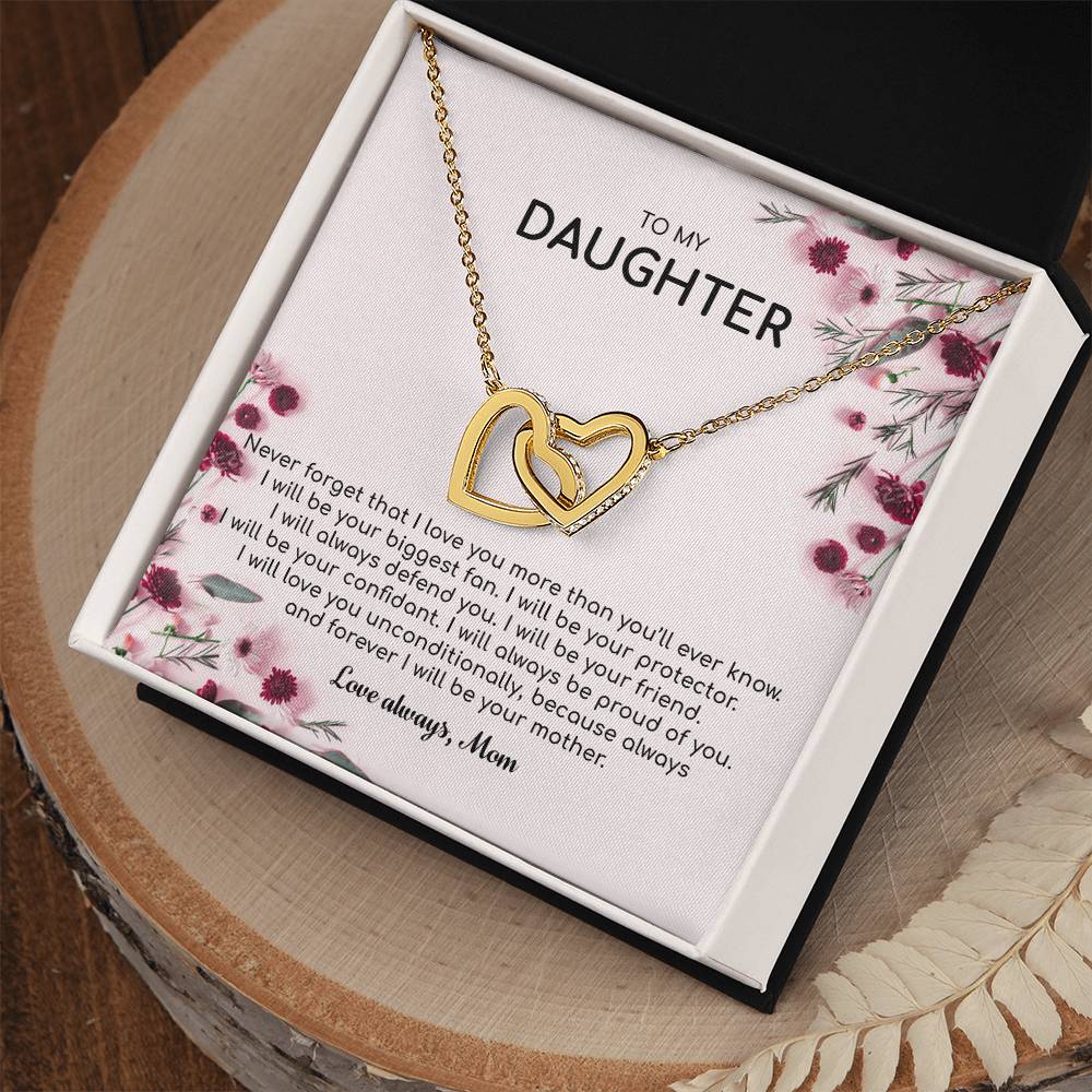 Forever I Will Be Your Mother - Interlocking Hearts Necklace