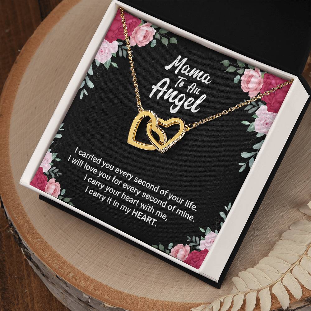 Miscarriage Necklace Interlocking Hearts Necklace