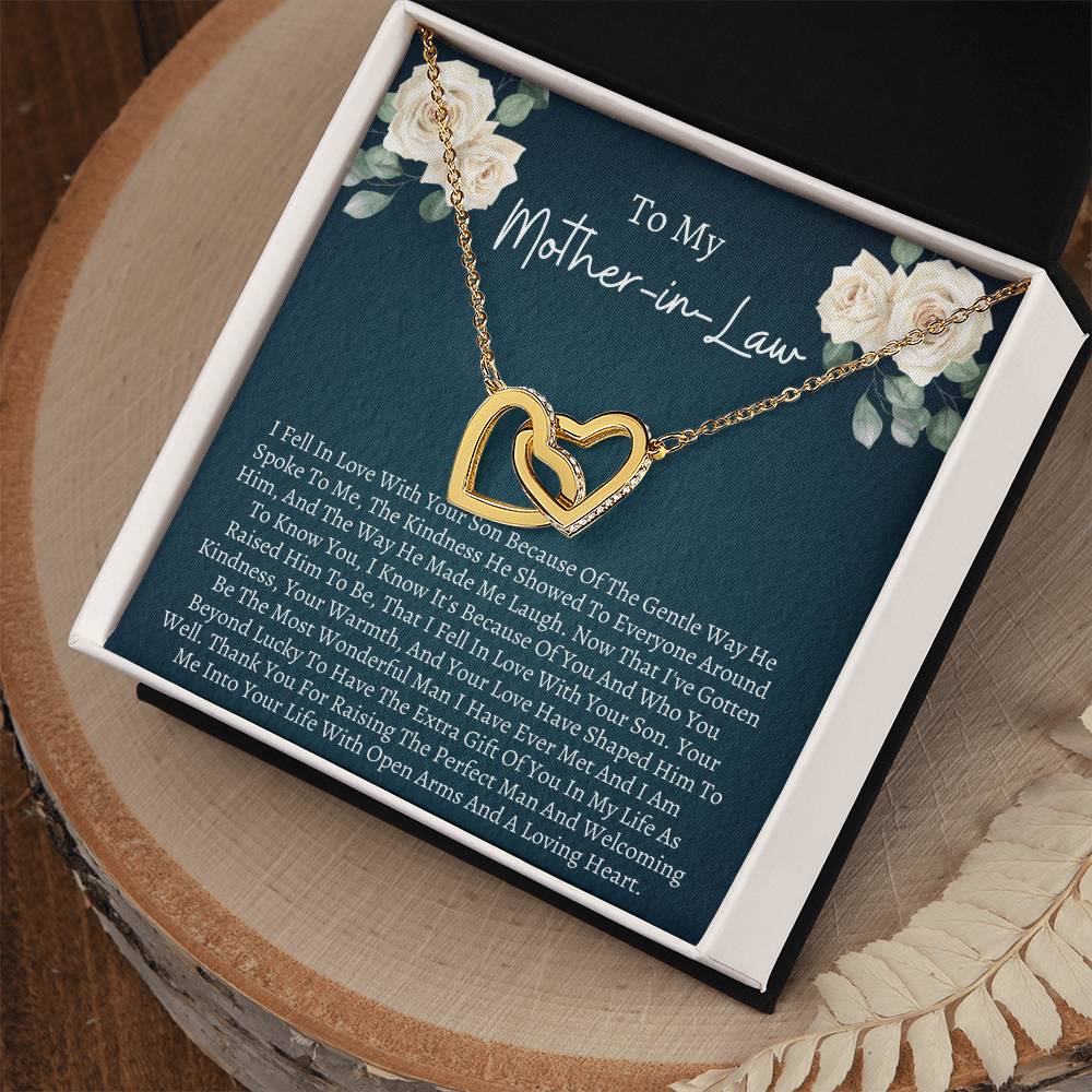 Gift For Mother In Law Interlocking Interlocking Hearts Necklace