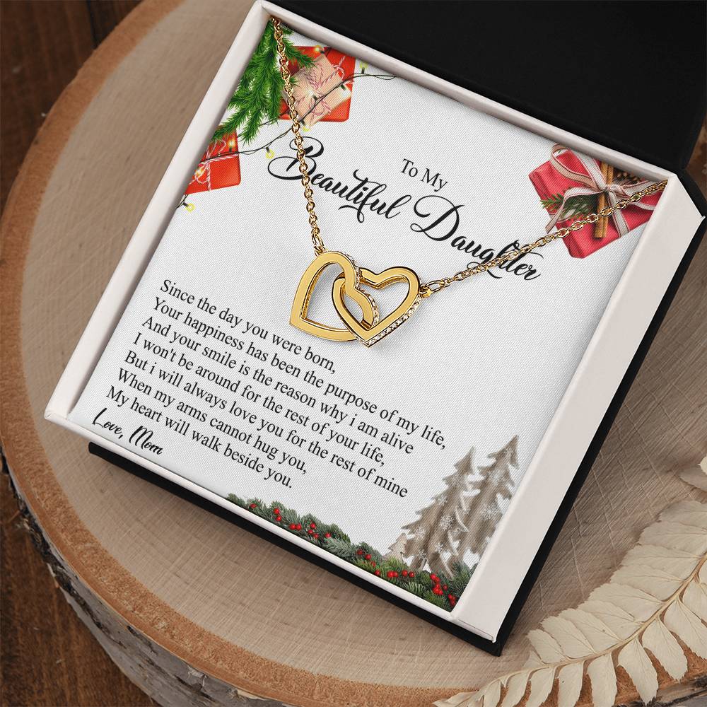 Your Happiness Has Been The Purpose Of My Life - Interlocking Heart Necklace Interlocking Hearts Necklace