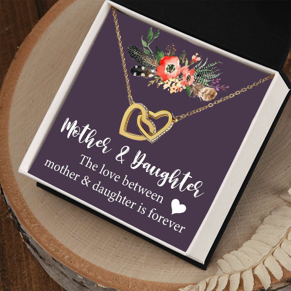Mother Daughter Gift Necklace Mother'S Day Gift Mother'S Day Necklace Gifts For Mom Interlocking Hearts Necklace