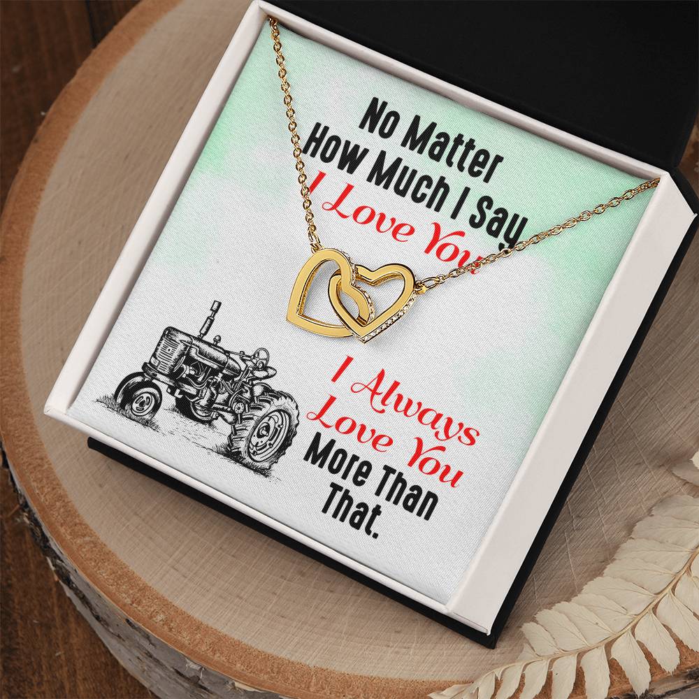 Farmer'S Girlfriend- Interlocking Heart Necklace Interlocking Hearts Necklace