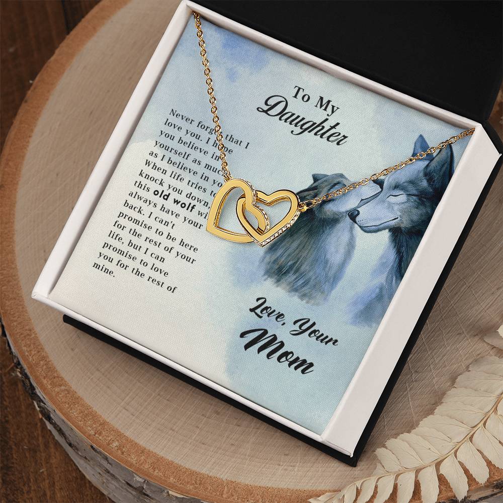 Collection Daughter - Old Wolf - Necklace Interlocking Hearts Necklace