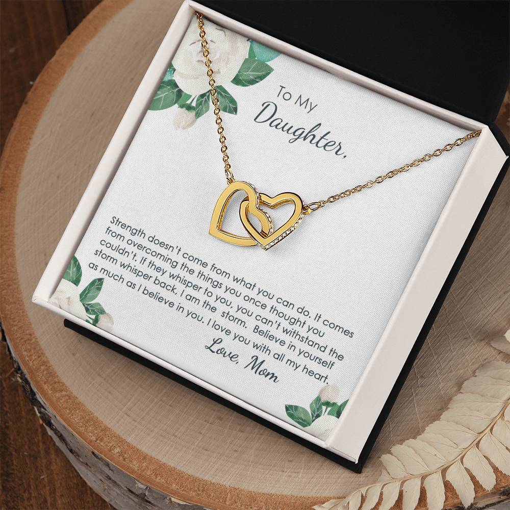 You Are The Storm - Interlocking Hearts Necklace