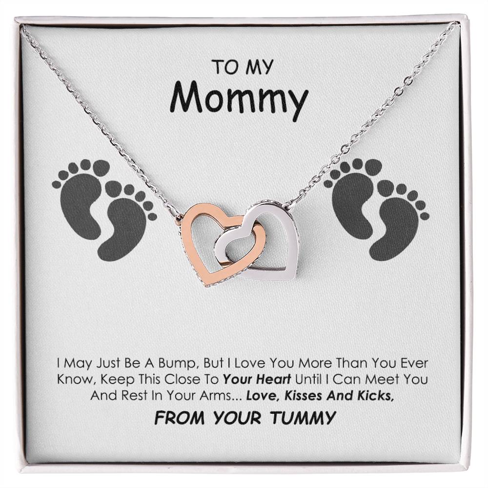 To My Mom-Personalized Gift For Mom Mothers Day Gift Necklace For Mom Mother'S Day Gift Gifts For Mom Mom Necklace To My Mom Best Mom Interlocking Hearts Necklace