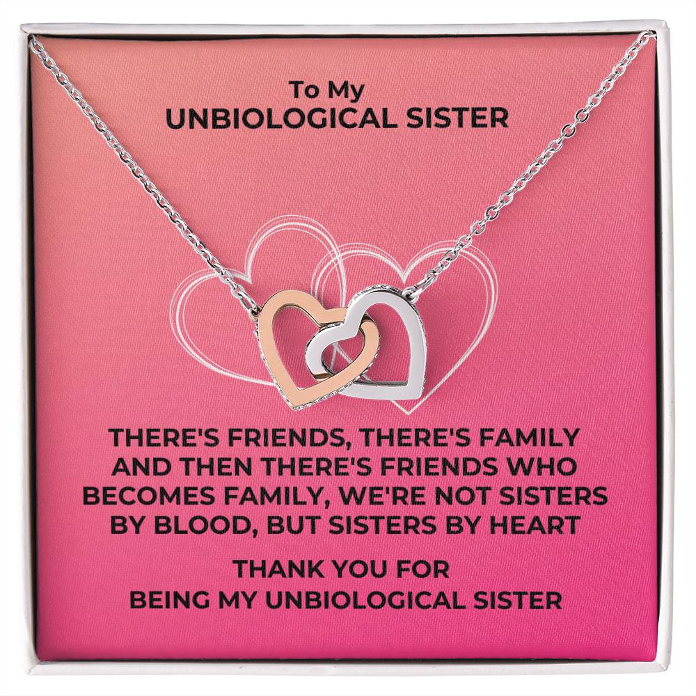 Unbiological Sister - Interlocking Hearts Interlocking Hearts Necklace