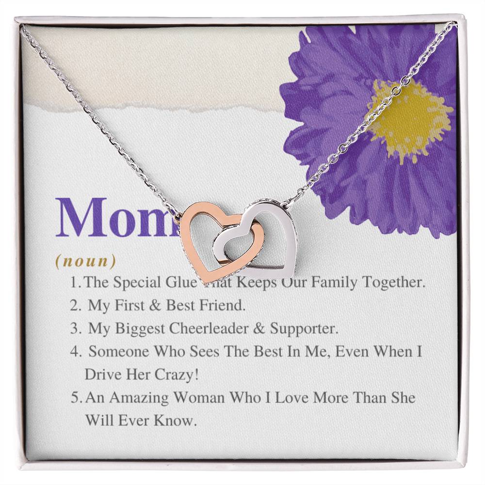 The Perfect Mother'S Day Gift. Interlocking Hearts Necklace
