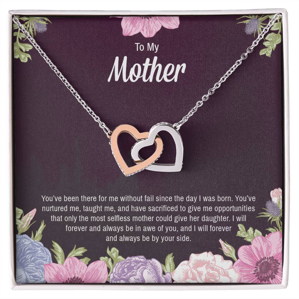 Interlocking Hearts Necklace For Mother