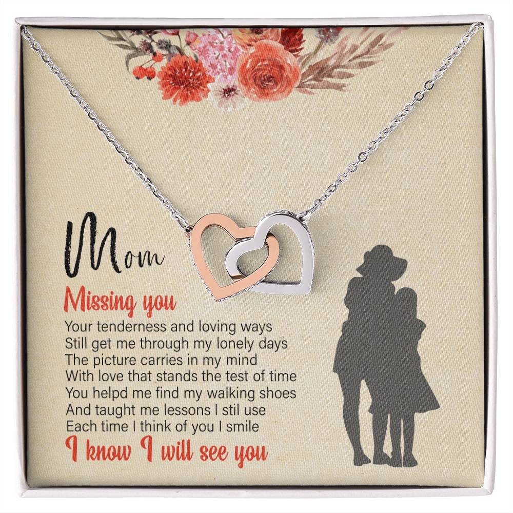 Meaningful Gifts For Mom From Daughter Unique Mother Daughter Gifts Mother Daughter Mothers Day Ideas Meaningful Mothers Day Gifts From Daughter Interlocking Hearts Necklace